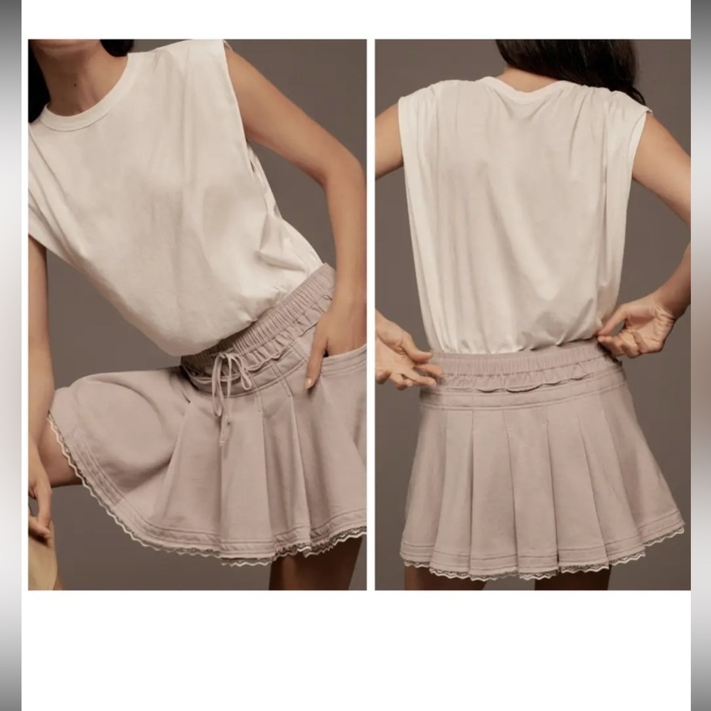 Anthropologie twofer mini skirt and top dress